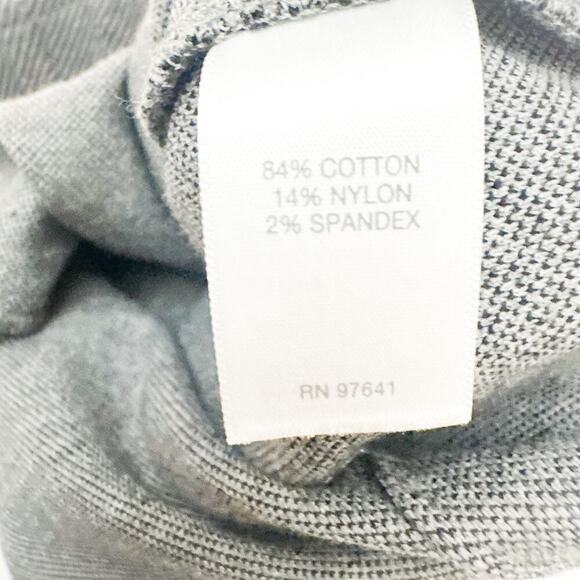 J. Jill Ponte Slim Dark Grey Woven Vertical Striped Pant Size L Tall NWT $79 - Picture 7 of 8